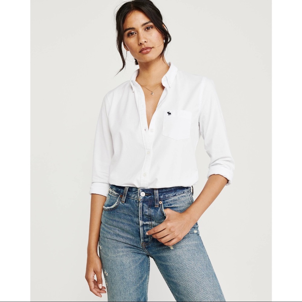 NWT Abercrombie & Fitch Oxford Pocket Shirt